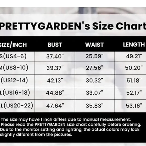 NWT PrettyGarden XXL flowy &flattering blue dress Wrap Vneck ruffle sleeve - Picture 8 of 10